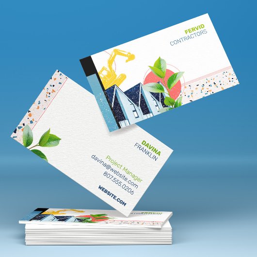 Bouwbedrijf Bold Modern Construction Visitekaartje