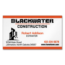 Bouwbedrijf Commercieel en residentieel Magnetisch Visitekaartje