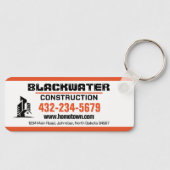 Bouwbedrijf Commercieel en residentieel Sleutelhanger (Voorkant)