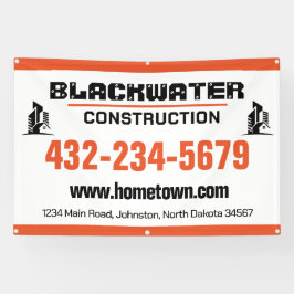 Bouwbedrijf Commercieel en residentieel Spandoek