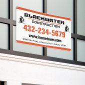 Bouwbedrijf Commercieel en residentieel Spandoek (Buitenkant Gebouw)