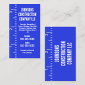 Bouwbedrijf Meetband Visitekaartje (Voorkant / Achterkant)