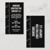 Bouwbedrijf Meetband Visitekaartje (Voorkant / Achterkant)