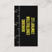 Bouwbedrijf Meetband Visitekaartje (Achterkant)