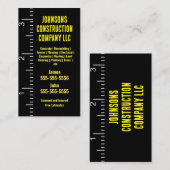 Bouwbedrijf Meetband Visitekaartje (Voorkant / Achterkant)