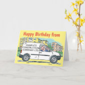 Bouwbedrijf met Naam op Bedrijfskant Kaart (Gele Bloem)