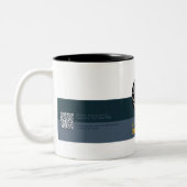 Bouwbedrijf Two-Tone Coffee Mok (Links)