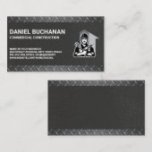 Bouwbedrijf voor woningreparatie | Aannemer Visitekaartje (Voorkant / Achterkant)