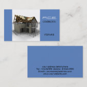 Bouwbedrijven/Visitekaartje Visitekaartje (Voorkant / Achterkant)