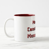 Bouwbeheer Tweekleurige Koffiemok (Links)