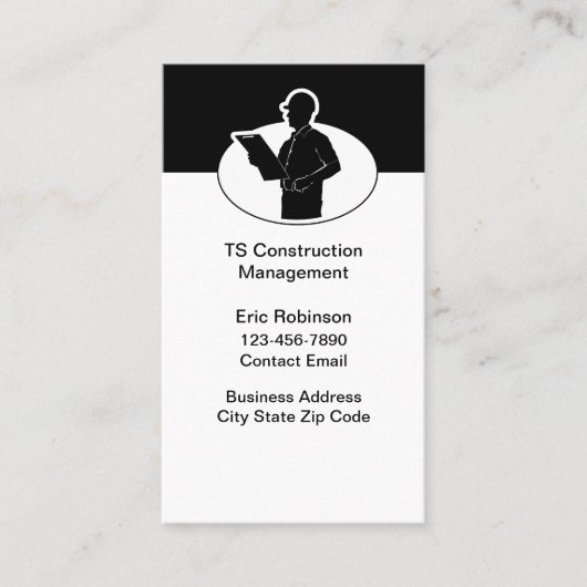 Bouwbeheerdiensten Visitekaartje (Voorkant)