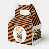 Bouwbemanning dump vrachtwagen jongen 2e verjaarda bedankdoosjes (Voorkant Zijde)