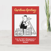 Bouwbenodigdheden of kerstkaart voor huis feestdagen kaart (Voorkant)