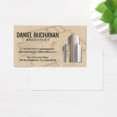 bouwblauwdruk | Hout Visitekaartje (Bureau)
