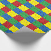 Bouwblok 4 kleuren cadeaupapier (Hoek)