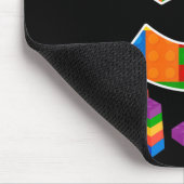 Bouwblokken 5 jaar oude Geweldige verjaardag Muismat (Hoek)