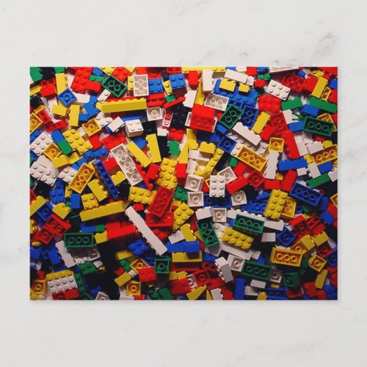 Bouwblokken Briefkaart (Voorkant)