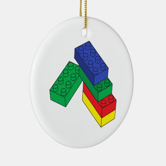 Bouwblokken Keramisch Ornament (Rechts)