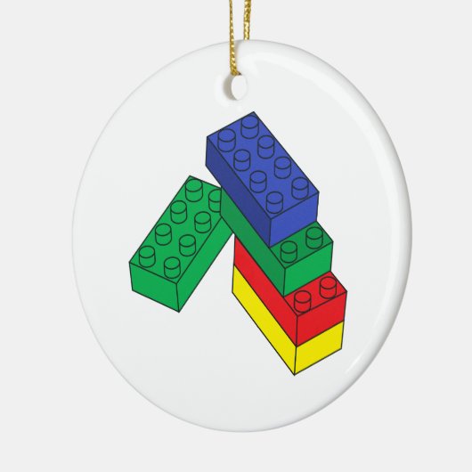 Bouwblokken Keramisch Ornament (Links)