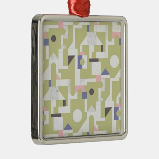 Bouwblokken Metalen Ornament (Rechts)