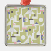 Bouwblokken Metalen Ornament (Voorkant)