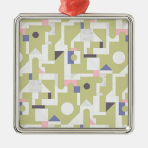 Bouwblokken Metalen Ornament