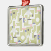 Bouwblokken Metalen Ornament (Links)