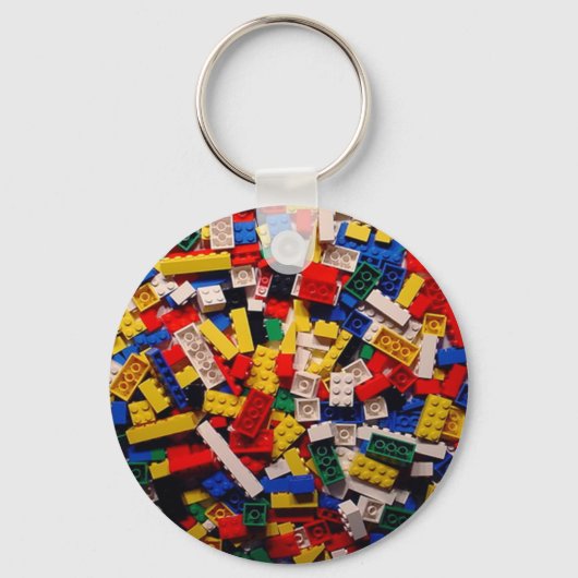 Bouwblokken Sleutelhanger (Voorkant)