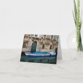 Bouwboot, Venetië Bedankkaart (Voorkant)