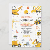 Bouwboulevard Dump Truck Graafmachine Kinderverjaa Kaart (Voorkant)