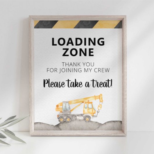 Bouwboulevard Laadzone Feest Versiering Bord Poster