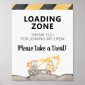 Bouwboulevard Laadzone Feest Versiering Bord Poster (Voorkant)