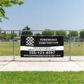 Bouwbouwer Brick Pattern Black Spandoek (Insitu)