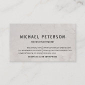 Bouwbouwer Ontwikkelaar Stucco BW Modern Visitekaartje (Voorkant)