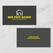 Bouwbouwkaart Visitekaartje (Voorkant / Achterkant)