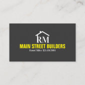 Bouwbouwkaart Visitekaartje (Voorkant)