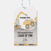 Bouwcadeauschildjes Cadeaulabel (Voorkant)