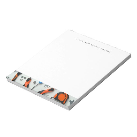 bouwcluster | Aangepaste naamnotities Notitieblok (Linkerzijde)