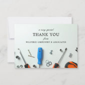 bouwcluster | Een speciale dank u Notitiekaartje (Voorkant)