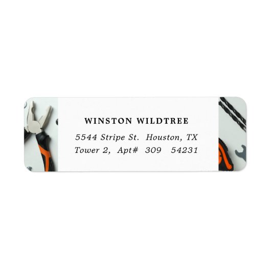 bouwcluster etiket (Voorkant)