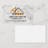Bouwconstructeur voor woningen | Architect Visitekaartje (Voorkant / Achterkant)
