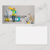 Bouwconstructie | Bouwvakker Visitekaartje (Voorkant / Achterkant)
