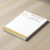 Bouwconstructie Wit Goud Notitieblok