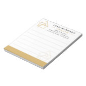 Bouwconstructie Wit Goud Notitieblok (Linkerzijde)
