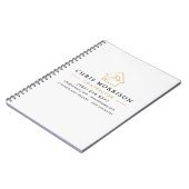 Bouwconstructie Wit Goud Notitieboek (Linkerzijde)