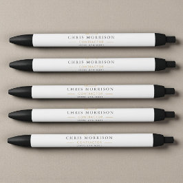 Bouwconstructie Wit Goud Zwarte Inkt Pen