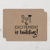 Bouwcontract Groomsman-voorstel Kaart (Voorkant / Achterkant)