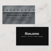Bouwcontract Metaal Visitekaartje 3 (Voorkant / Achterkant)