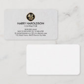 Bouwcontractant Bouw Visitekaartje (Voorkant / Achterkant)