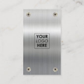 Bouwcontractant Logo QR Code Social Visitekaartje (Achterkant)